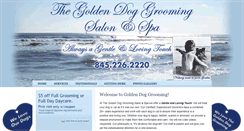 Desktop Screenshot of goldendoggrooming.com